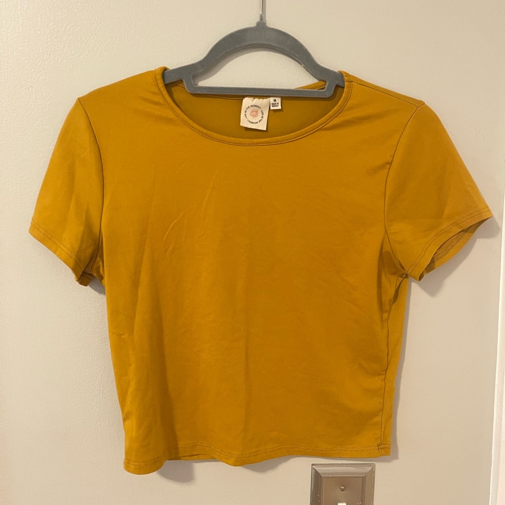 Mustard Yellow Women's Top